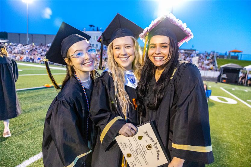Students celebrate graduating